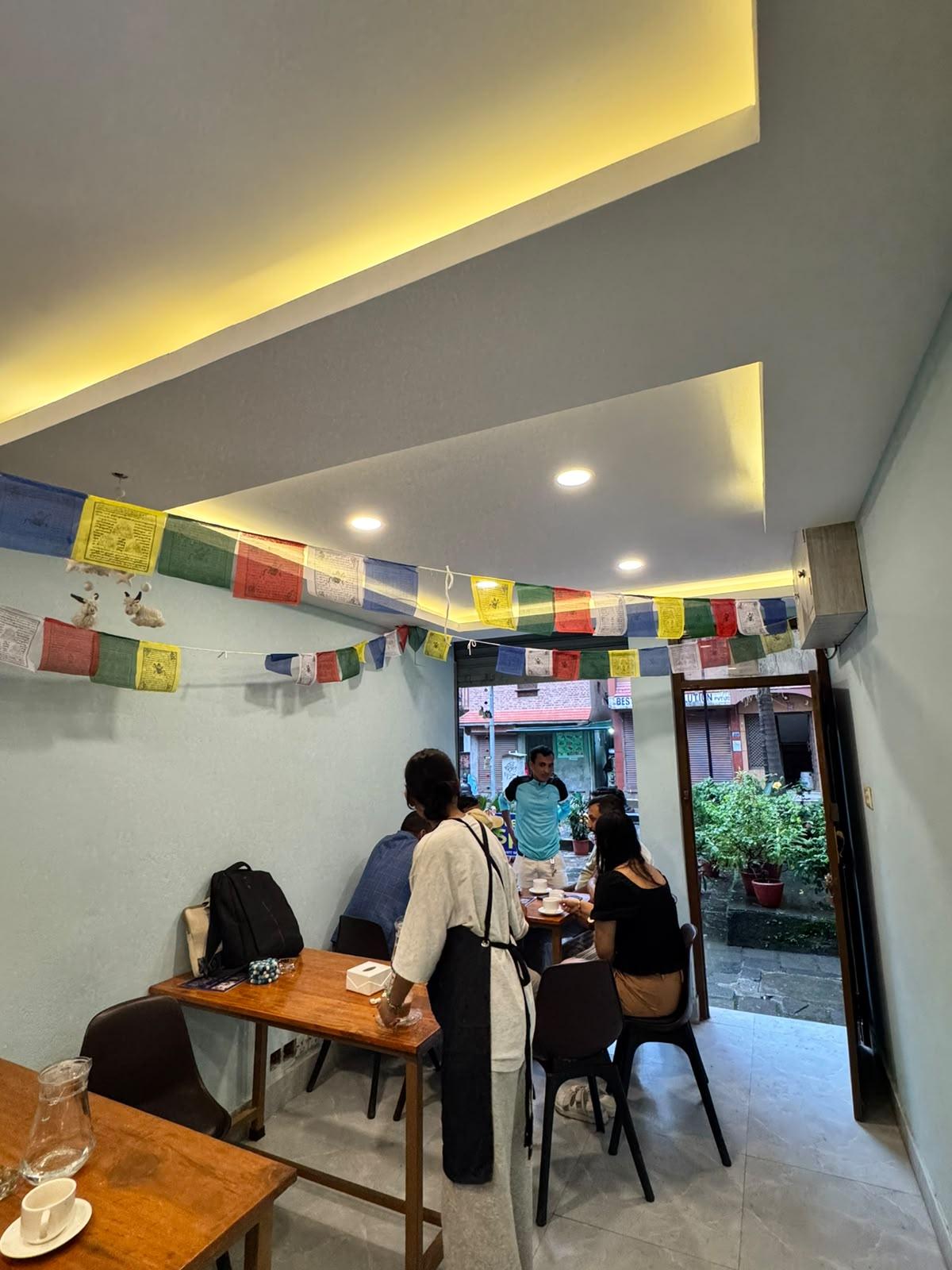 Café and restaurant at Hotel Yak and Trek Thamel