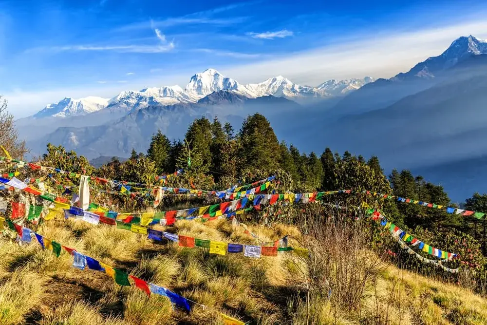 Poon Hill sunrise viewpoint scenery